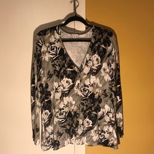 Isaac Mizrahi Live! Button up cardigan, XL